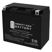 Mighty Max Battery 12 Volt 18 Ah 270 CCA Rechargeable Sealed Lead Acid Battery YTX20L-BS